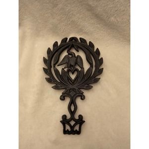 Vintage steel eagle trivet